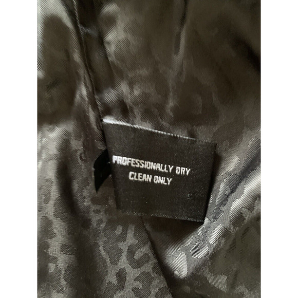 Guess Los Angeles 1981 Blazer Womens Small Leather Trim Wool Hipster Sports Coat - Picture 10 of 16